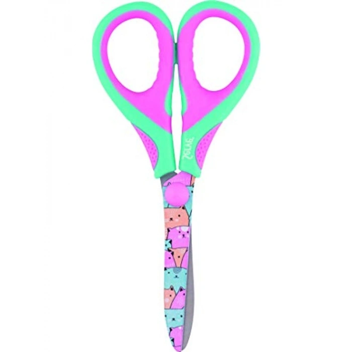 Fosforlu Kedili Makas, Tekli Model, Renkli Tasarım