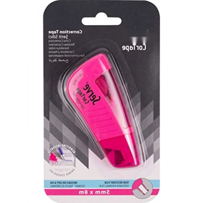 Fosforlu Pembe 5mm x 8m Şerit Silici