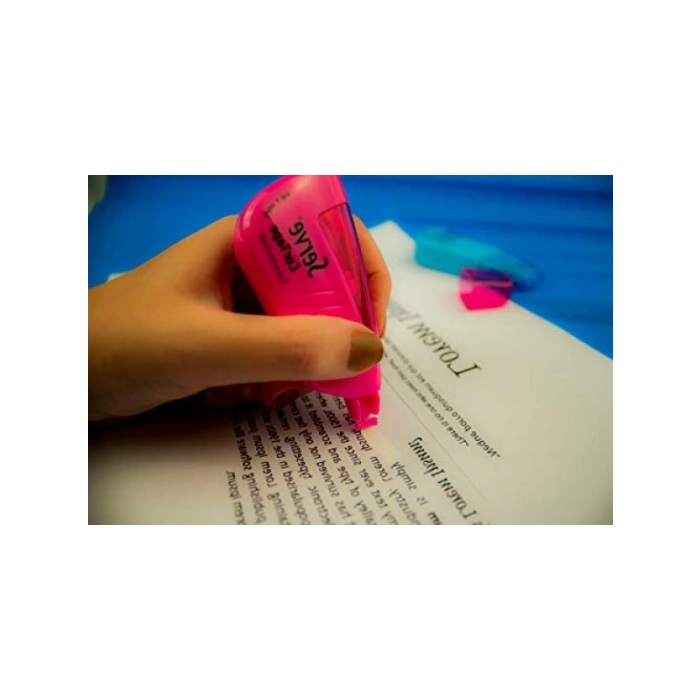 Fosforlu Pembe 5mm x 8m Şerit Silici