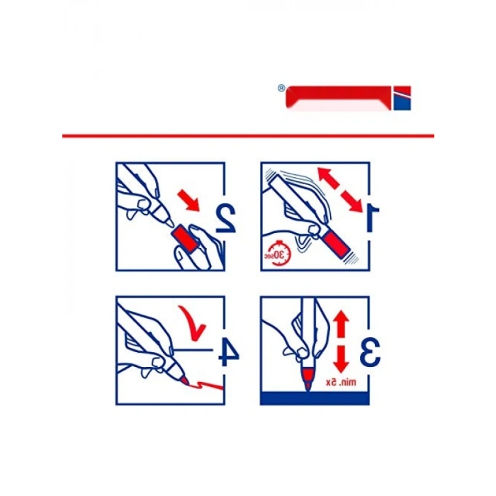 Fosforlu Pembe Likit Tebeşir Kalemi - 4095