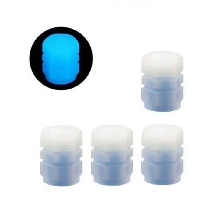 Fosforlu Sibop Kapağı Seti - Mavi Renk