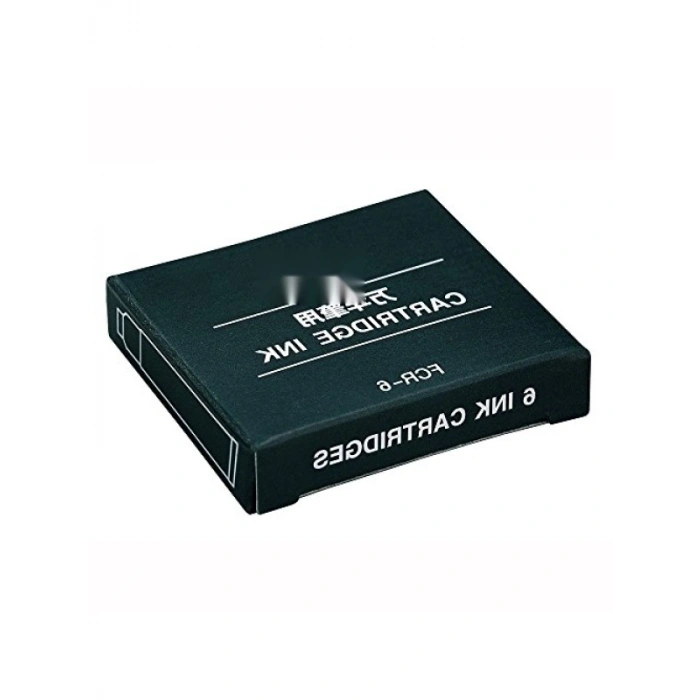 Fountain Pen İçin Siyah Kartuş Seti - 6lı Paket