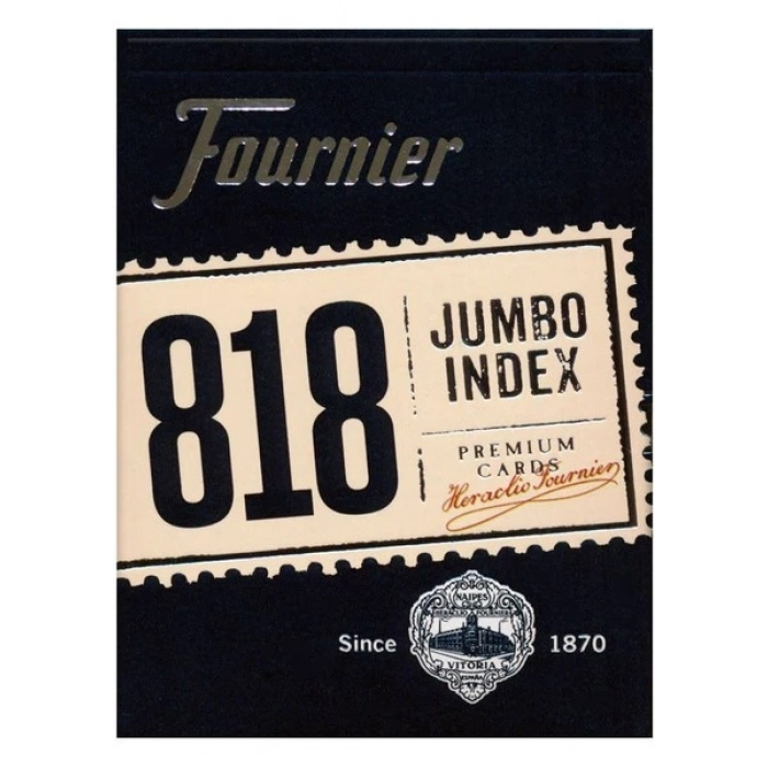 Fournier Poker Oyun Kartları Nº 818, Jumbo Endeks-Mavi