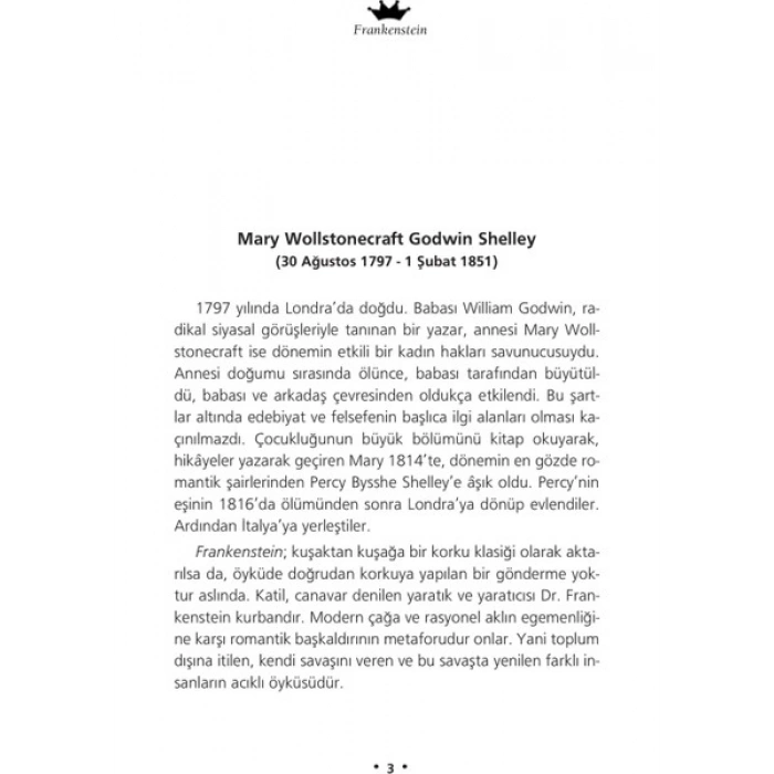 Frankenstein - Mary Shelley