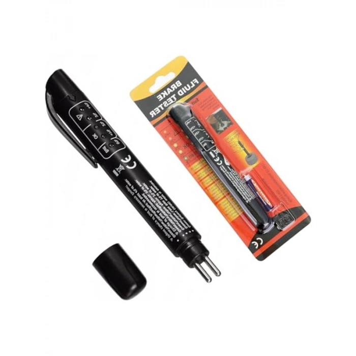 Fren Yağı Nem Ölçer, 5 LED Göstergeli, DOT 3 / DOT 4 / DOT 5.1 Uyumlu Kalem