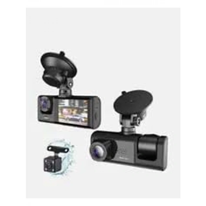 Full HD 1080P Araç Kamerası, Ön+İç+Arka Kayıt Özellikli
