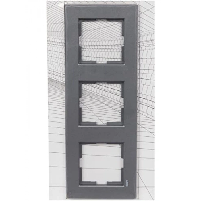 Füme Üçlü Çerçeve, Plastik Çabuk Bağlantı