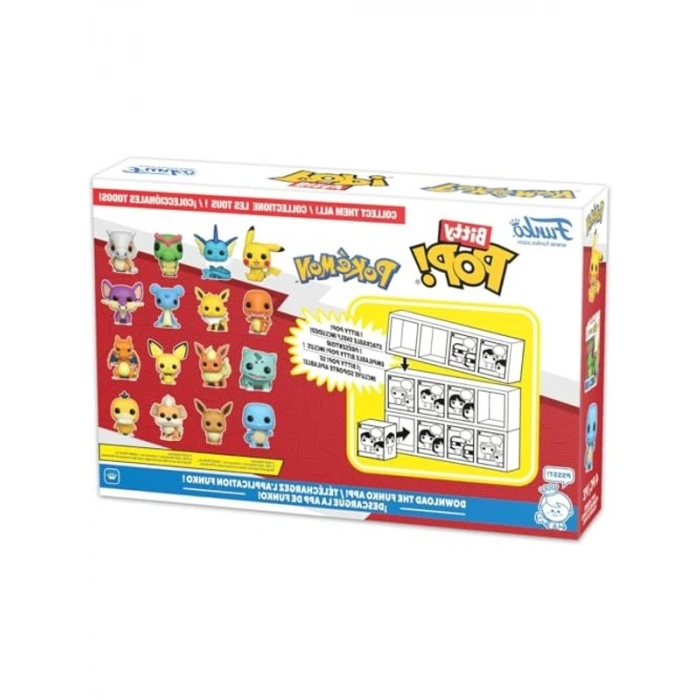Funko Bitty POP: Pokemon- Charmander 4lü Paket, Oyuncak Figür