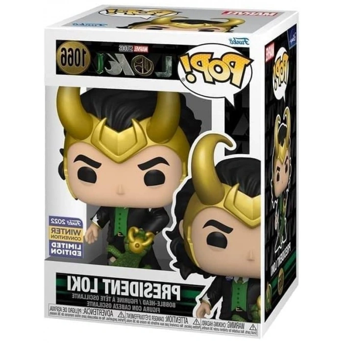 Funko POP! Loki: President Loki 1066 Winter Convention 2022 Exclusive