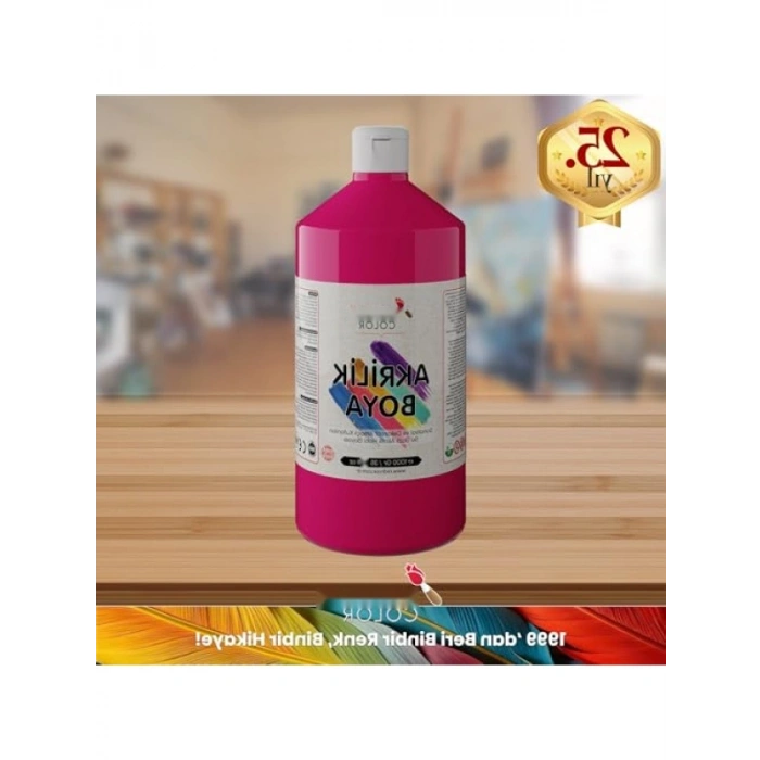 Fuşya Akrilik Boya, 1000 gr