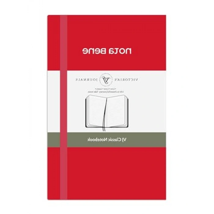 Fuşya Renkli 9x14 cm Sert Kapaklı Defter, Nota Bene Classic