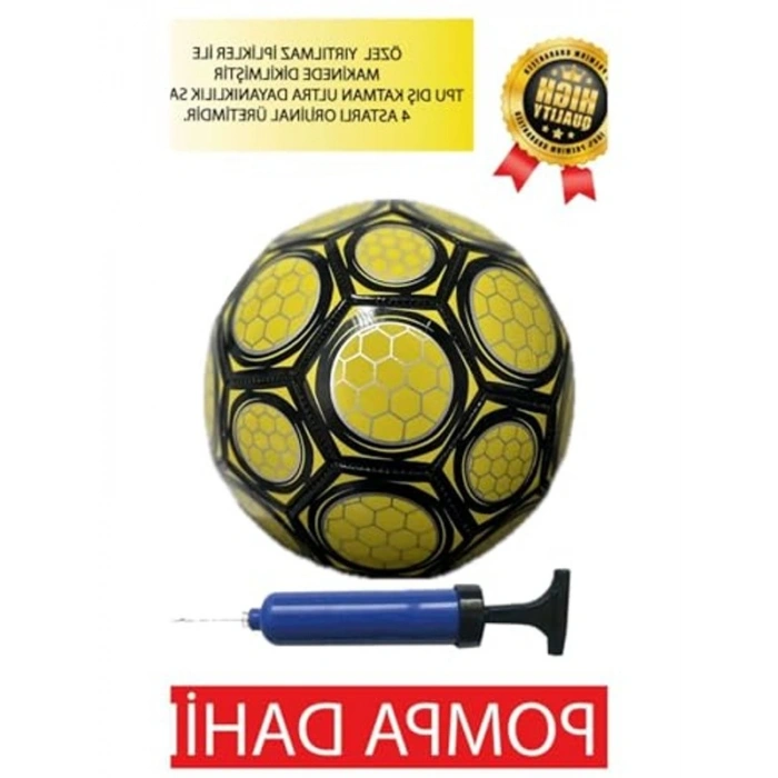 Futbol Antreman Topu, Pompa ile Birlikte, Beyaz Renk
