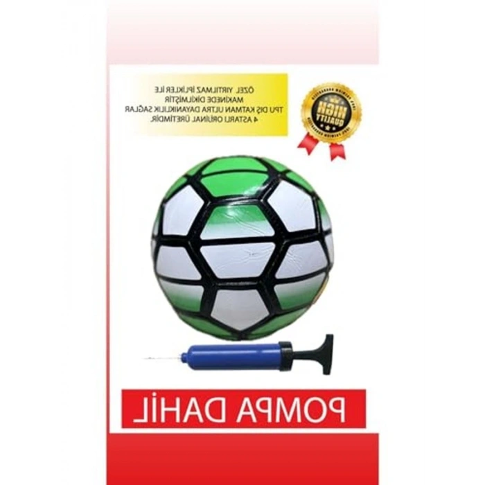 Futbol Antreman Topu, Pompa ile Birlikte, Beyaz Renk