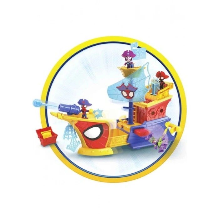 G0666 Spidey ve Inanılmaz Arkadaşları Webs Ahoy Bubble Ship +3 Yaş