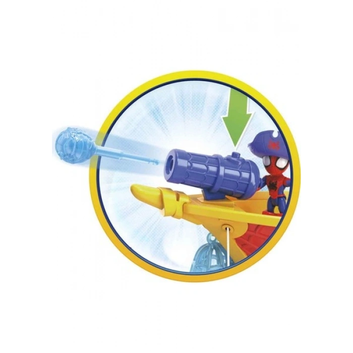 G0666 Spidey ve Inanılmaz Arkadaşları Webs Ahoy Bubble Ship +3 Yaş