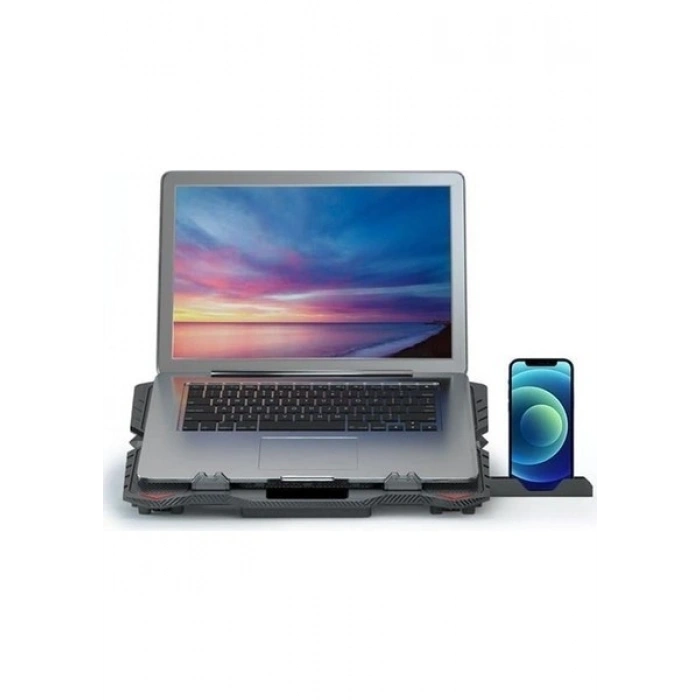Gamebooster GB-NS50 15-17 Siyah 2-Fanlı Notebook Soğutucu