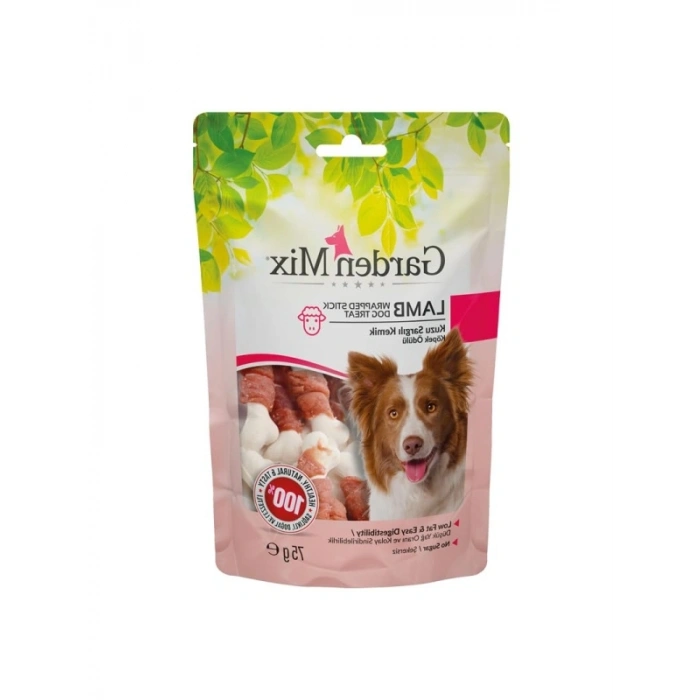 Garden Mix Kuzu Sargılı Kemik Ödülü (75 Gr)