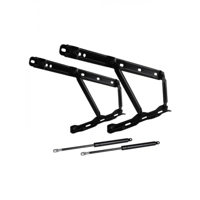 Gazlı Amartisör Piston – 40° Siyah Boyalı Standart Geniş Kollu 1 Çift