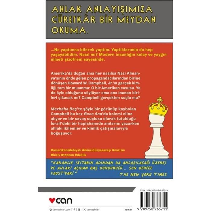 Gece Ana - Kurt Vonnegut