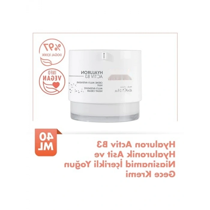 Gece Kremi - Hyaluron Activ B3 - 40 ml