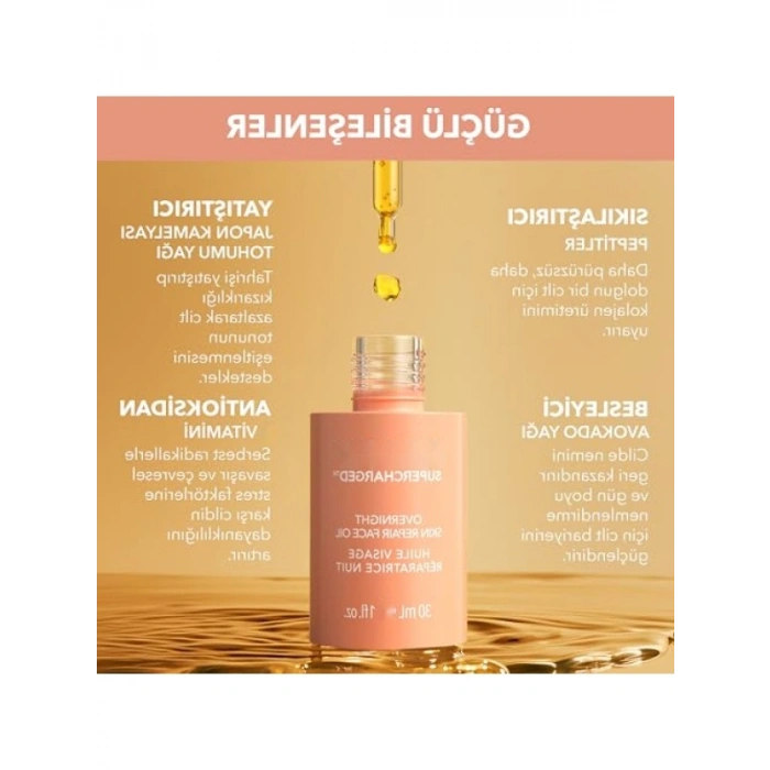 Gece Kullanımı İçin Cilt Onarıcı Yüz Yağı, 30 Ml