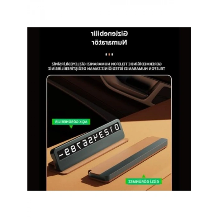 Geçici Park için Telefon Numaratörü - Premium Tasarım