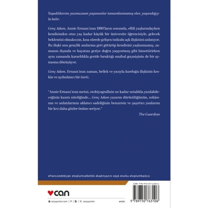 Genç Adam – Annie Ernaux