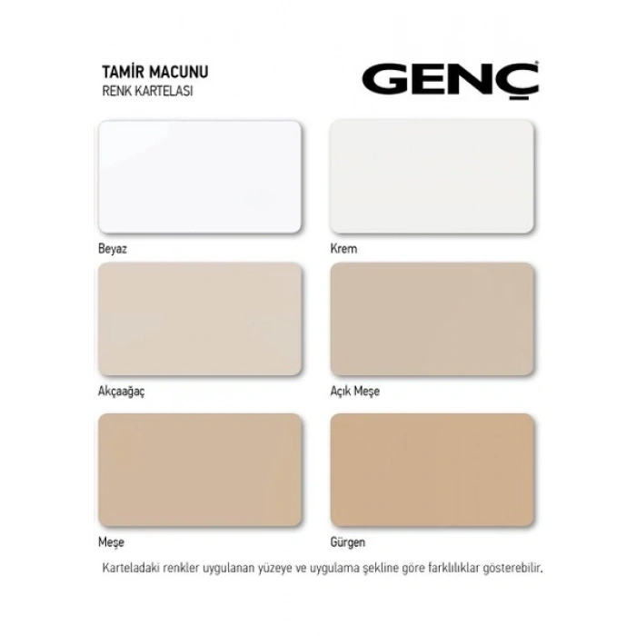 Genç İç ve Dış Cephe Tamir Macunu Kiraz 230 gr