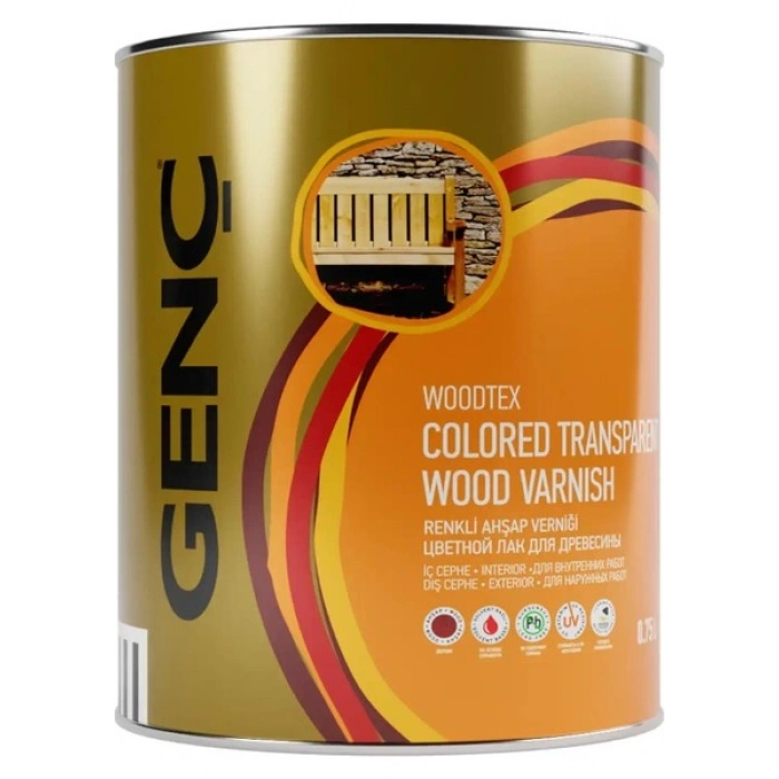 Genç Renkli Şeffaf Ahşap Astar 9501 Siyah 0.75 l