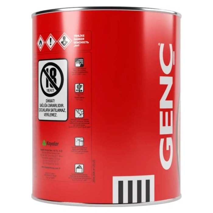Genç Selülozik Parlak Ahşap Boyası 2185 Krom Sarı 0.75 l