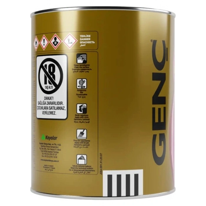 Genç Sentetik Ahşap Boya ve Renklendirici 0000 Naturel 0.75 l