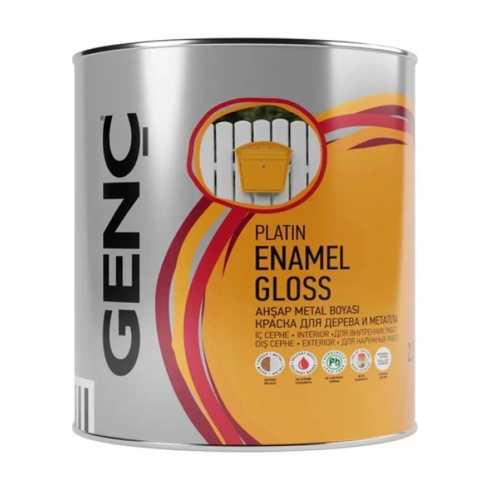 Genç Sentetik Parlak Ahşap Metal Boyası 3911 Vişne 2.5 l