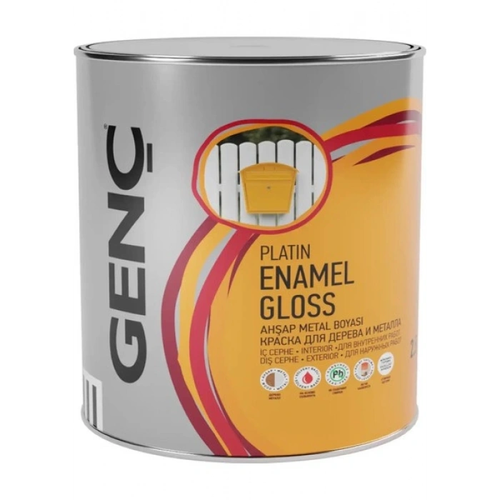 Genç Sentetik Parlak Ahşap Metal Boyası 3911 Vişne 2.5 l
