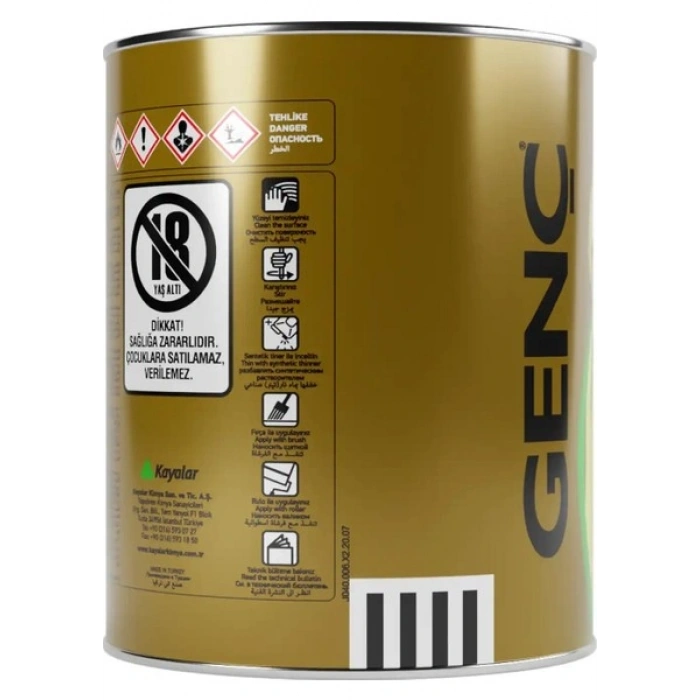 Genç Sentetik Parlak Parke Verniği 0.75 l