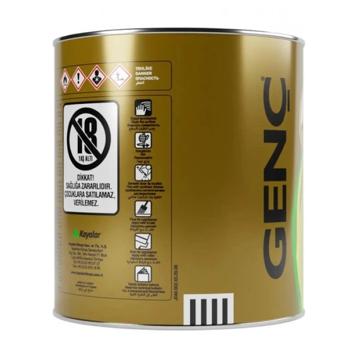 Genç Sentetik Parlak Parke Verniği 2.5 l