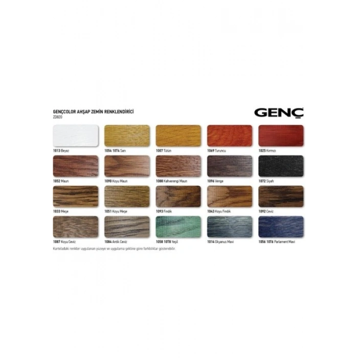 Gençcolor Ahşap Zemin Renklendirici 1 Lt