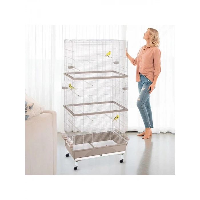 Geniş Alanlı Kuş Kafesi, 79,5x48,5x161 cm