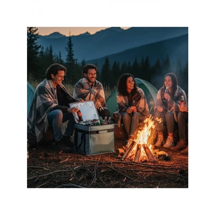 Geniş Hacimli Termal Kamp Çantası, Isı Yalıtımlı