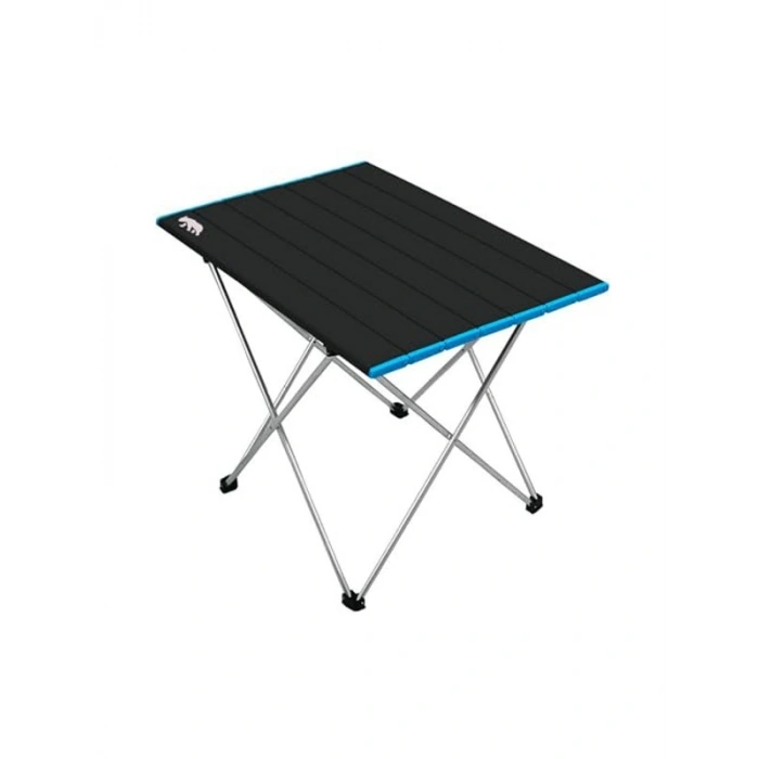 ® Geniş Model Alünyum Katlanabilir Kamp ve Piknik Maı, Çantalı, Siyah