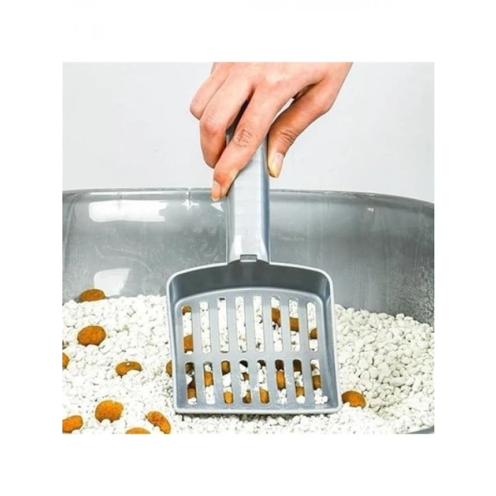 Geniş Tasarımlı Plastik Kedi Kumu Temizleme Küreği