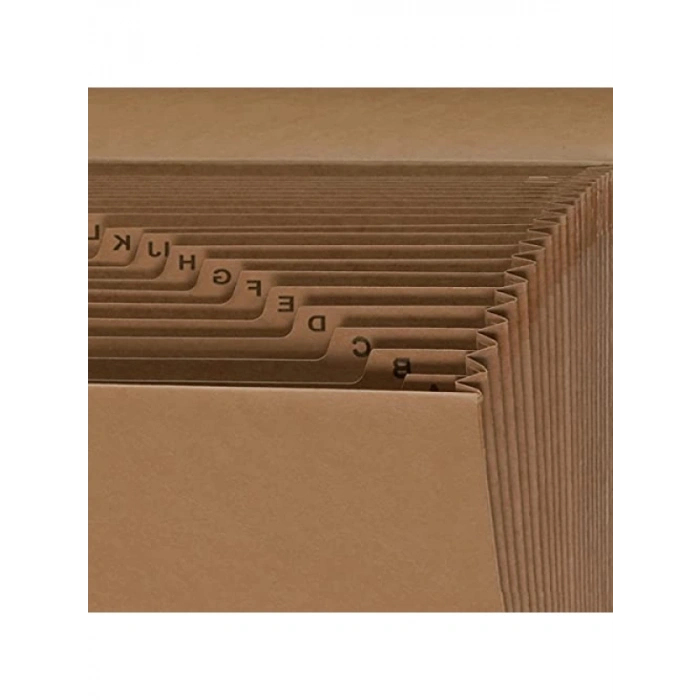 Genişleyen Dosya, 21 Cep, Alfabetik (A-Z), Kraft