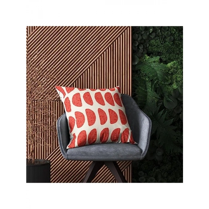 Geometrik Desenli Kırlent Kılıf