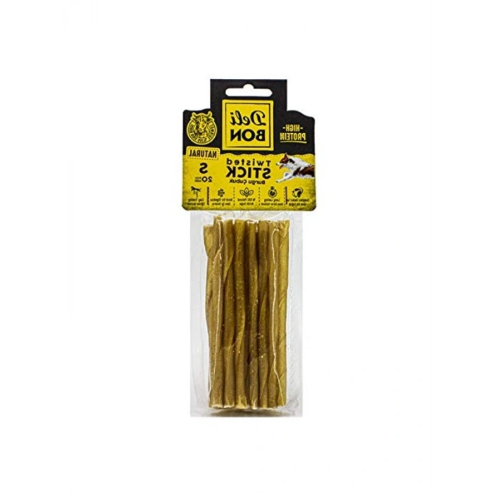 Gerçek Deri İnce Burgu Çubuk 20 Pcs, Doğal
