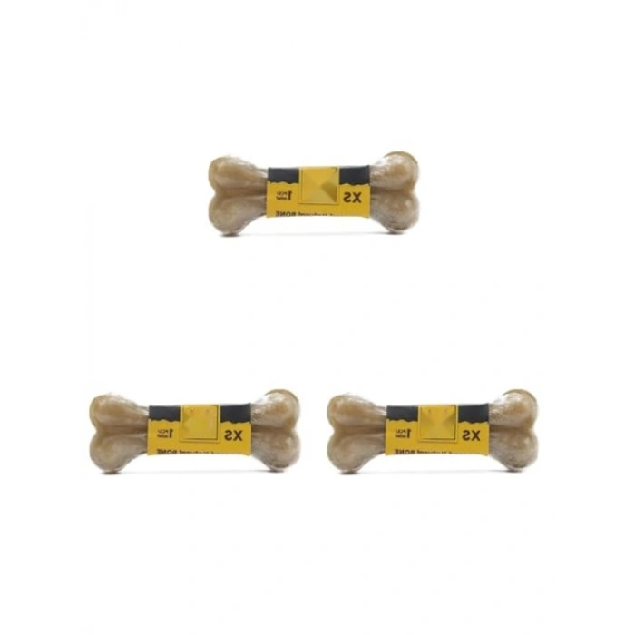 Gerçek Deriden Pres Kemik, 7 cm, 3lü Paket