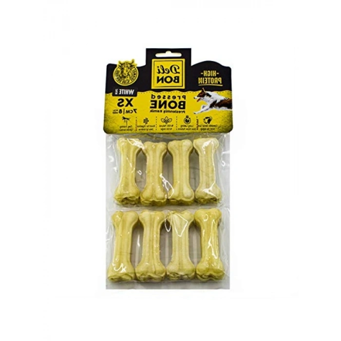 Gerçek Deriden Pres Kemik - 7 cm x 8 Adet