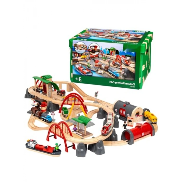 Gerçek Yaşam Temalı Delüks Tren Yolu Seti