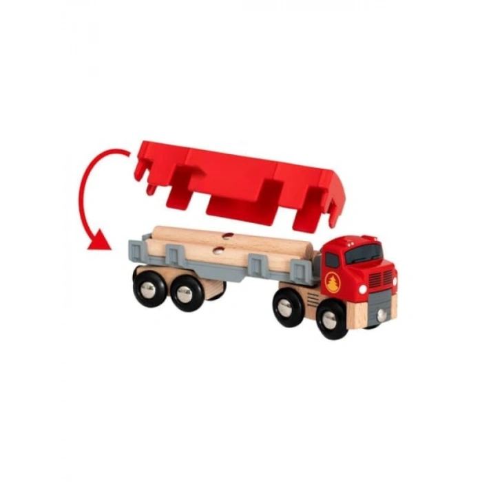 Gerçek Yaşam Temalı Kereste Kamyonu