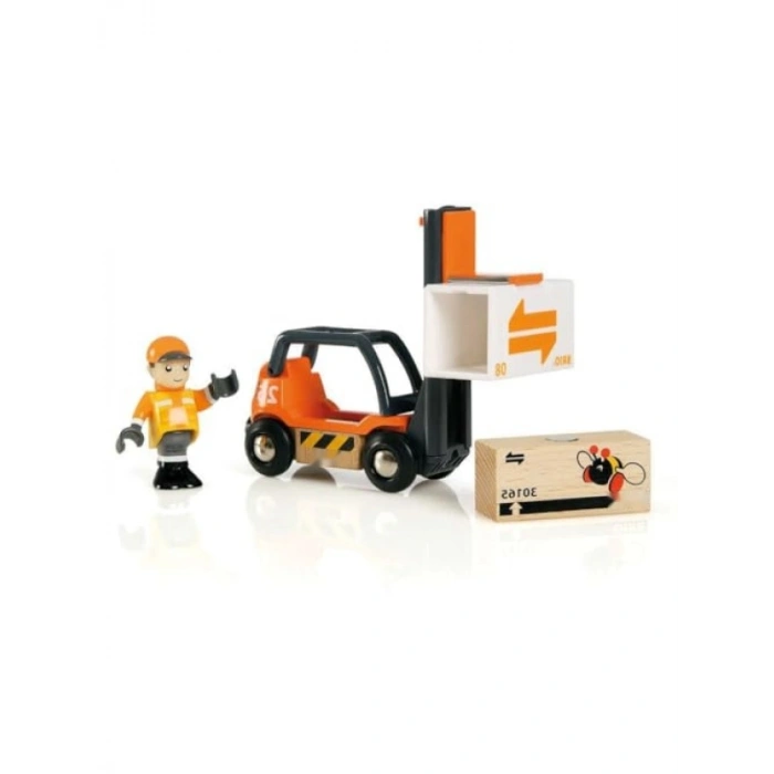 Gerçekçi Forklift Oyuncak Modeli, 3 Yaş ve Üzeri İçin