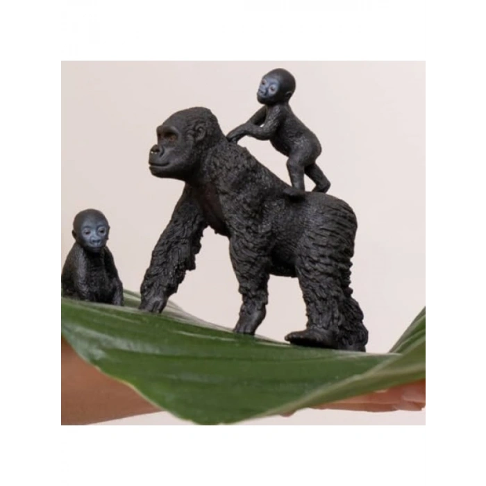 Gerçekçi Goril Ailesi Oyuncak Seti