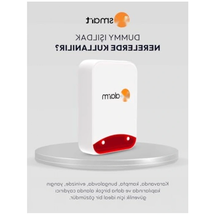 Gerçekçi Görünümlü Güvenlik Sireni - İç ve Dış Mekan Kullanımı